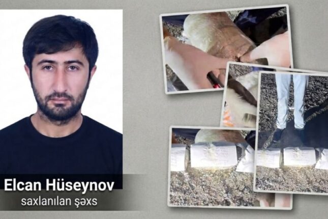 Elcan Hüseynov saxlanıldı Elcan Hüseynov saxlanıldı