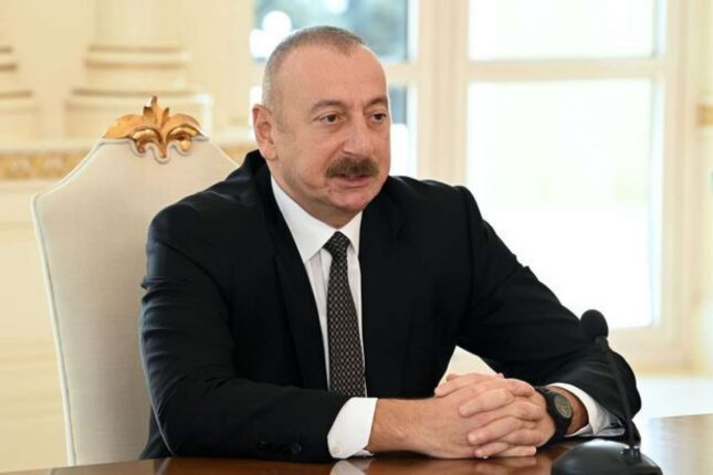 Prezidentin şəbəkə hesablarında müsahibəsi ilə bağlı paylaşım Prezidentin şəbəkə hesablarında müsahibəsi ilə bağlı paylaşım