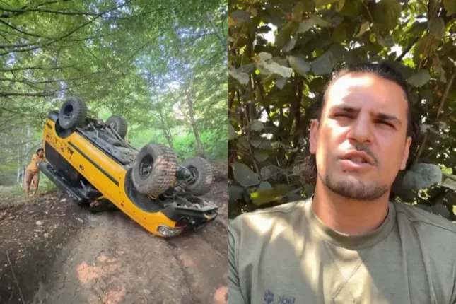 Tanınmış bloqer qəzaya düşdü, avtomobili aşdı Tanınmış bloqer qəzaya düşdü, avtomobili aşdı