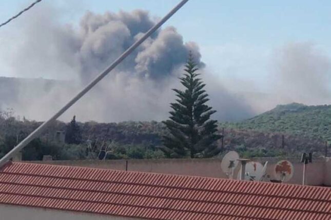 İsrail SEPAH döyüşçülərinin mühasirədə olduğu ərazini bombaladı
