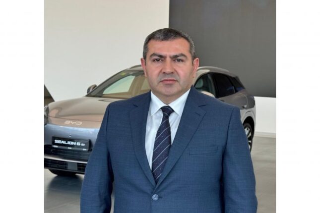 BYD Vasif Əliyevi Cənubi Qafqaz üzrə satış direktoru təyin edib BYD Vasif Əliyevi Cənubi Qafqaz üzrə satış direktoru təyin edib