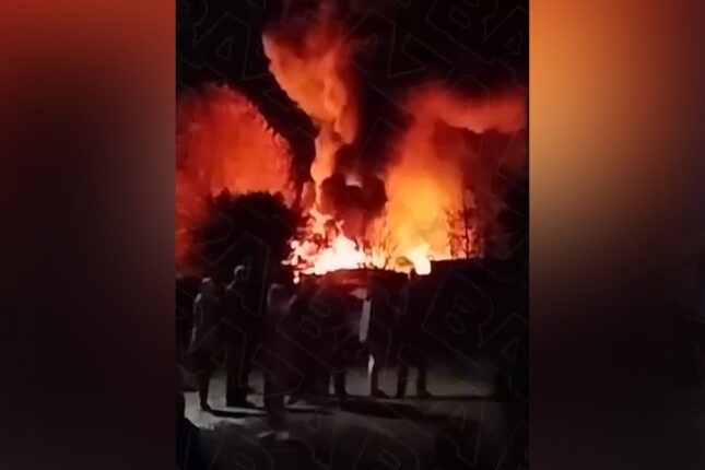 Rusiyada hərbi təyyarə qəzaya düşdü, 6 ölü – Video Rusiyada hərbi təyyarə qəzaya düşdü, 6 ölü – Video