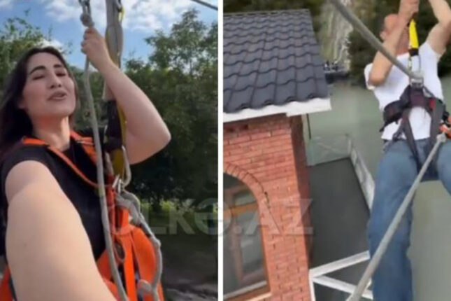 Həmin “zipline”da avqustda da ciddi problem olubmuş – Video Həmin “zipline”da avqustda da ciddi problem olubmuş – Video