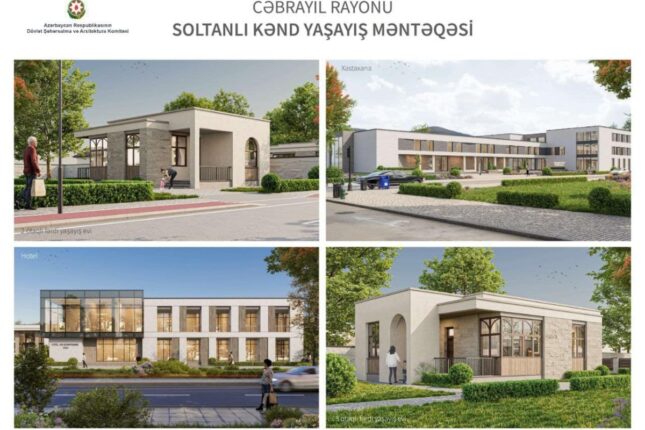 Cəbrayılın Soltanlı kəndinin tikintisindən yeni VİDEO