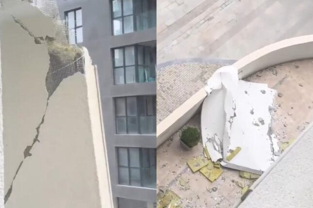 “Sabah Residenc”in uçan fasadını “Avant Grup” düzıldibmiş – Video “Sabah Residenc”in uçan fasadını “Avant Grup” düzıldibmiş – Video