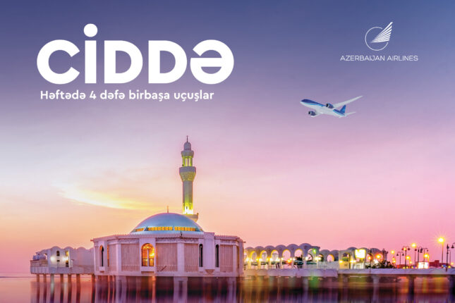 AZAL Ciddəyə müntəzəm uçuşları bərpa edir AZAL Ciddəyə müntəzəm uçuşları bərpa edir