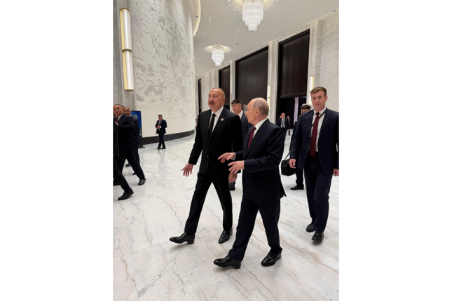 İlham Əliyev Putinlə söhbət etdi-FOTO, VİDEO