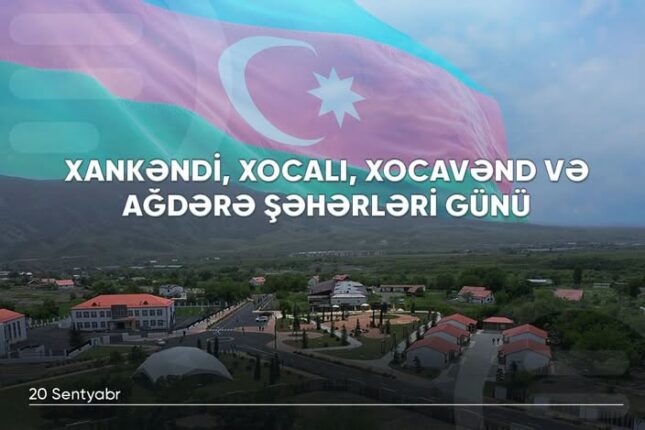 Bu gün Xankəndi, Xocalı, Xocavənd və Ağdərə şəhərləri günüdür Bu gün Xankəndi, Xocalı, Xocavənd və Ağdərə şəhərləri günüdür