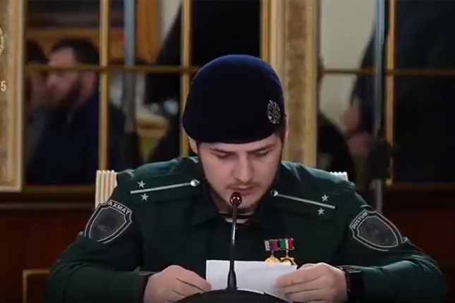 Kadırovun oğlunun çıxışı müzakirələrə səbəb oldu – Video Kadırovun oğlunun çıxışı müzakirələrə səbəb oldu – Video