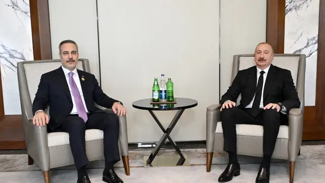 Prezident Türkiyənin xarici işlər nazirini qəbul etdi Prezident Türkiyənin xarici işlər nazirini qəbul etdi