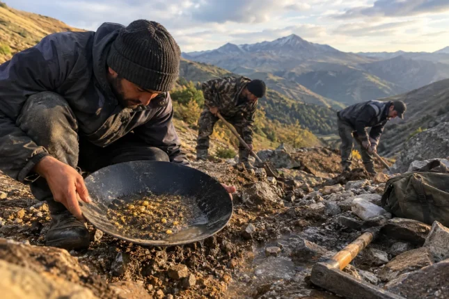 Lerikdə qanunsuz qızıl axtaranlara qarşı əməliyyat: Ölən var – FOTO
