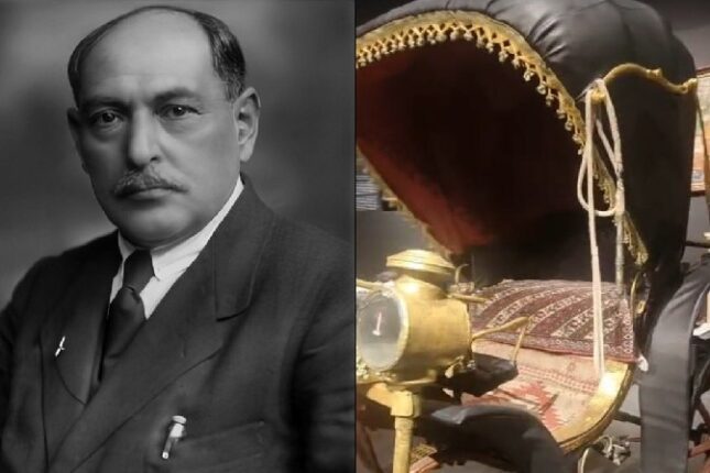 Nəriman Nərimanovun 106 il əvvəlki səfərindən qalan fayton Şəkidə saxlanılır – Foto Nəriman Nərimanovun 106 il əvvəlki səfərindən qalan fayton Şəkidə saxlanılır – Foto