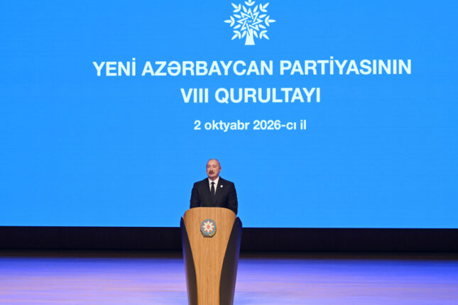 İlham Əliyev: Yeni Azərbaycan Partiyası Cənubi Qafqazın ən böyük siyasi qüvvəsidir İlham Əliyev: Yeni Azərbaycan Partiyası Cənubi Qafqazın ən böyük siyasi qüvvəsidir