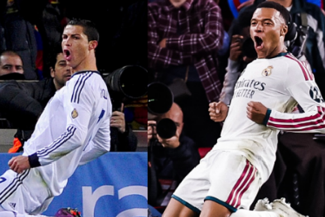Mbappe “El Klasiko”da qol vurdu, Ronaldo kimi sevindi – Fotolar