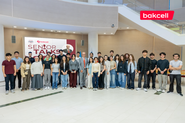 Bakcell-in baş icraçı direktoru ADA Universitetinin tələbələri ilə görüşüb Bakcell-in baş icraçı direktoru ADA Universitetinin tələbələri ilə görüşüb