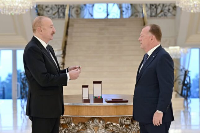Prezident Vizeri qəbul edib ordenini təqdim etdi – Fotolar