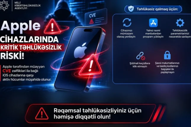 “Apple” istifadəçilərinin hesabları kütləvi şəkildə ələ keçirilir – Xəbərdarlıq “Apple” istifadəçilərinin hesabları kütləvi şəkildə ələ keçirilir – Xəbərdarlıq