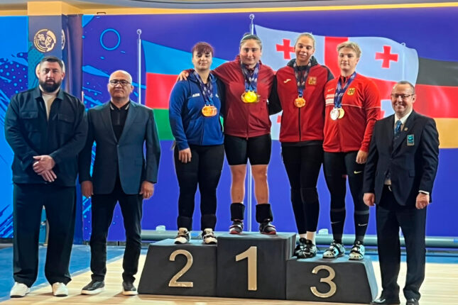 Xanım atletimiz Avropa birinciliyində 3 medal qazandı