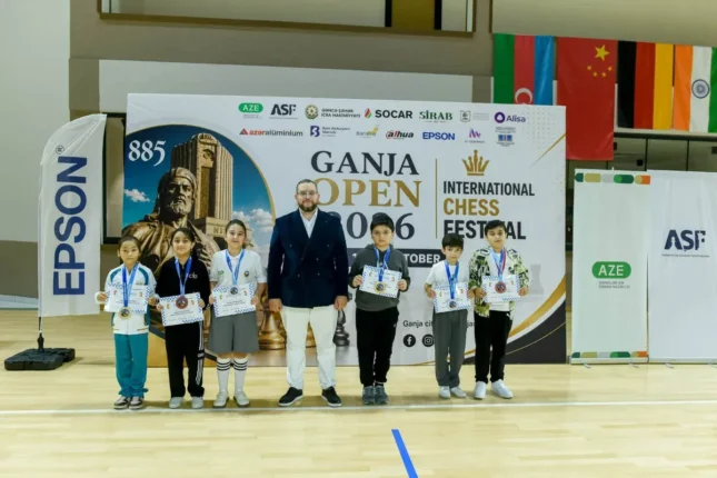 “Ganja Open 2026” beynəlxalq şahmat festivalına yekun vurulub “Ganja Open 2026” beynəlxalq şahmat festivalına yekun vurulub