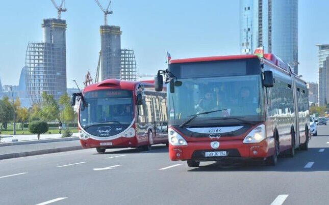 Bakıda 3 marşrutun hərəkət sxemi dəyişdirilir Bakıda 3 marşrutun hərəkət sxemi dəyişdirilir
