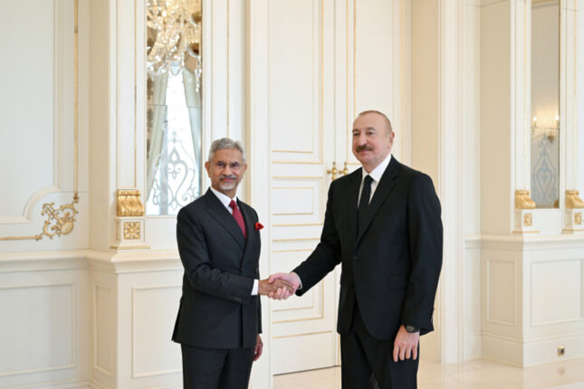 Prezident Hindistan XİN rəhbərini qəbul etdi – Fotolar