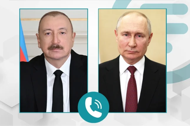 İlham Əliyev Vladimir Putinə zəng etdi İlham Əliyev Vladimir Putinə zəng etdi